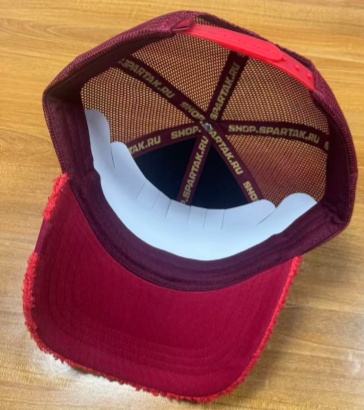 Cap HC Spartak red plush hands 25.12.05