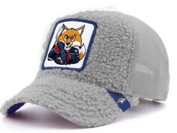 cap hk metallyrg grey plush